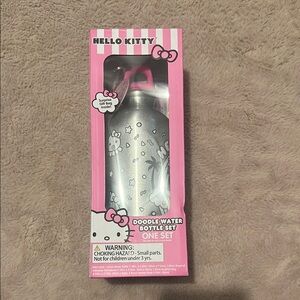 Hello Kitty Silver and Pink Bath Set